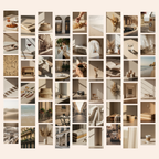 Warm Aesthetic Posters - Minimal Interior Poster (Set of 54)