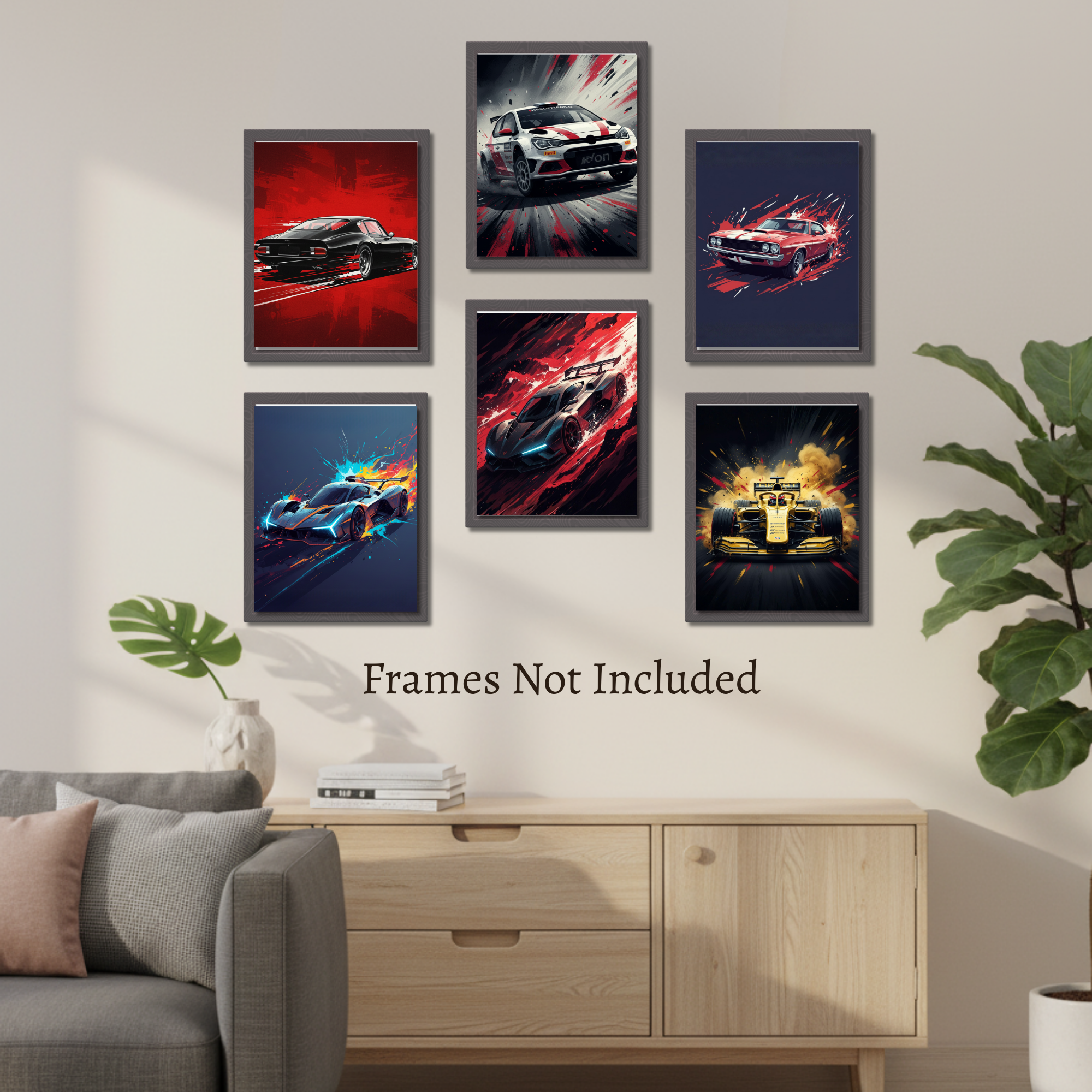 Luxury Supercar Poster (Set of 6)