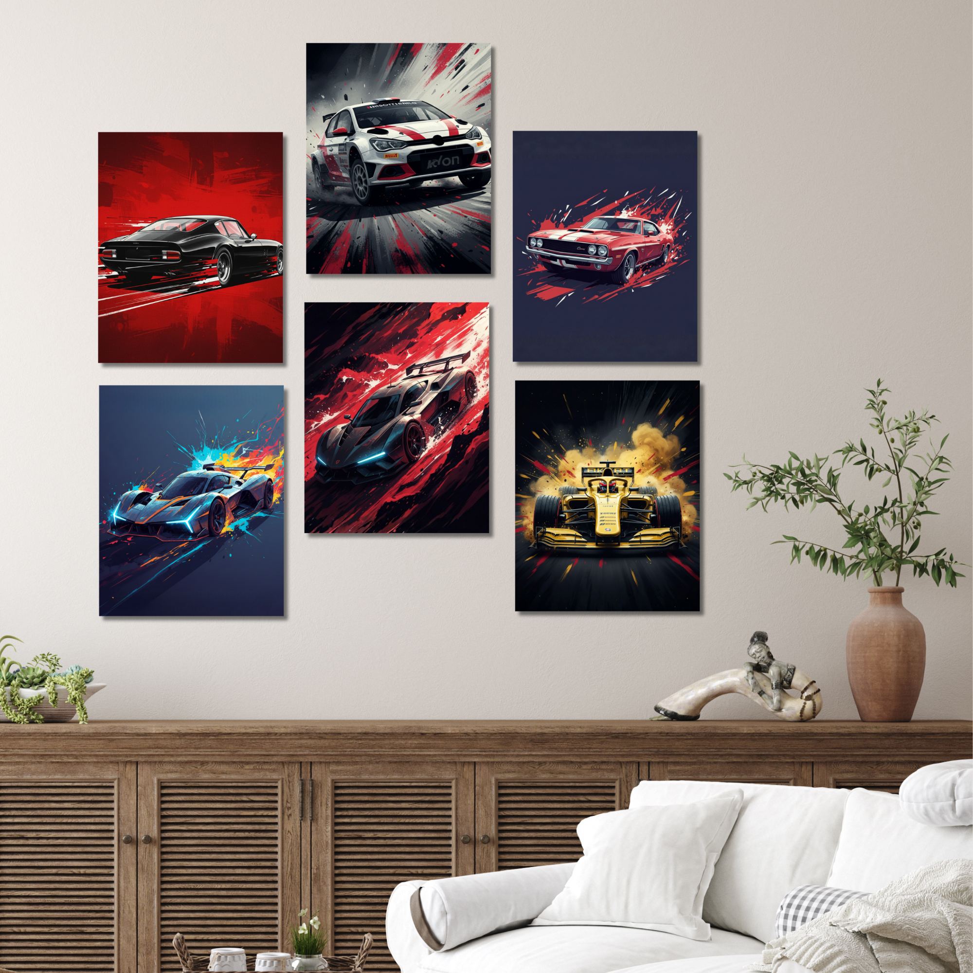 Luxury Supercar Poster (Set of 6)