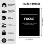 Motivational Poster (Set of 9) – Black