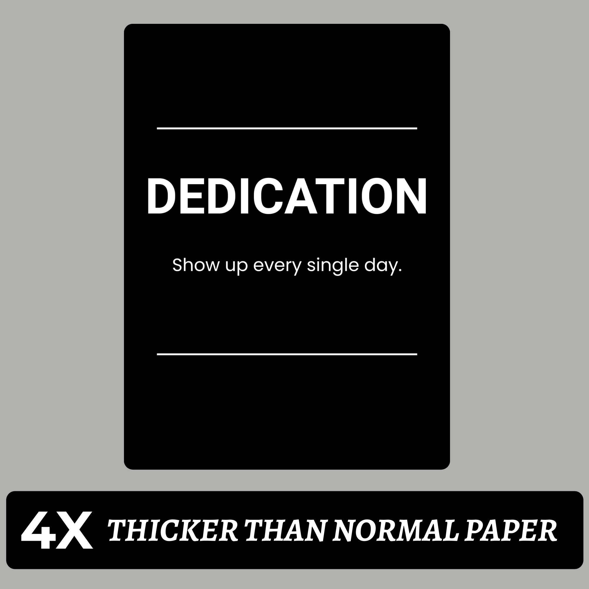 Motivational Poster (Set of 9) – Black