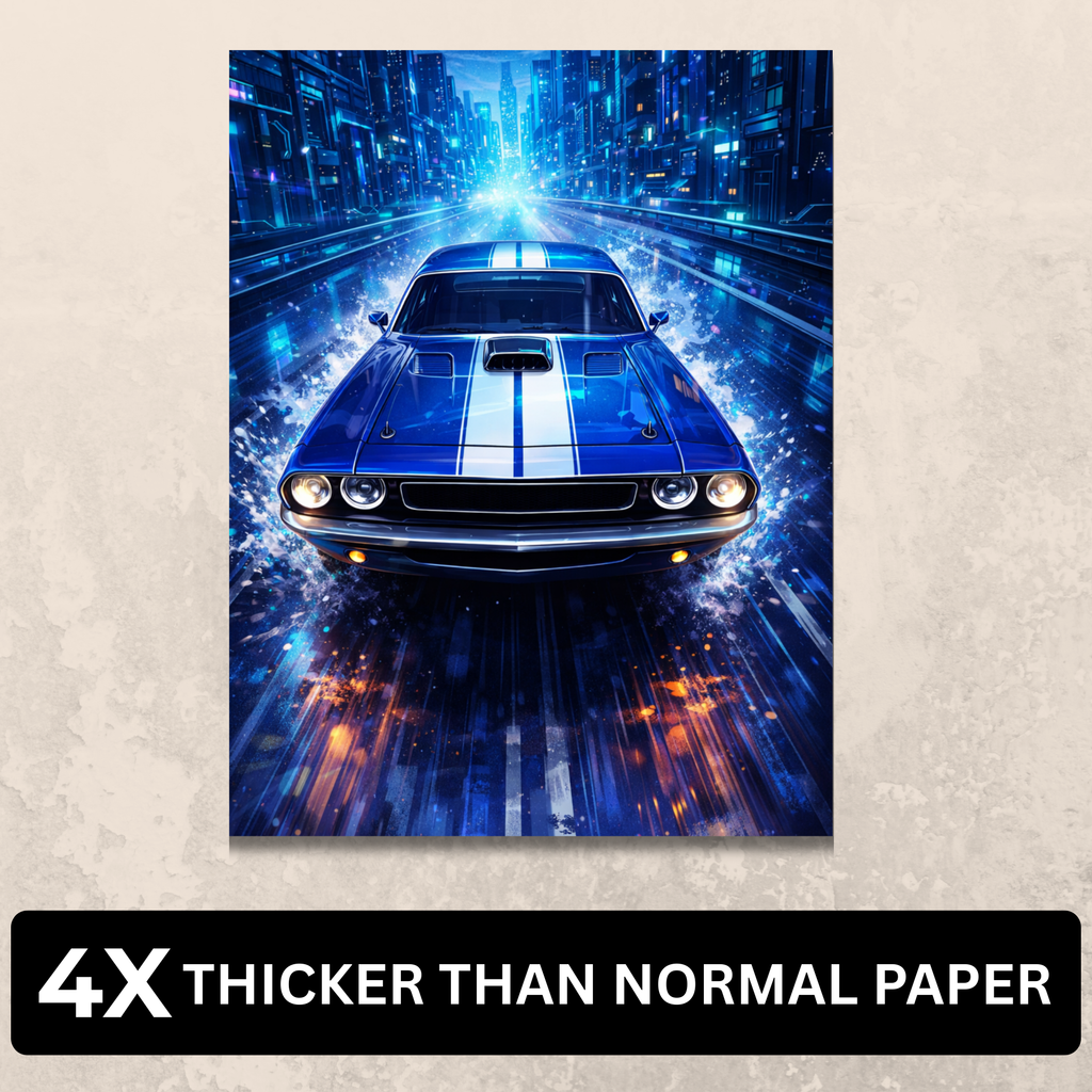 Futuristic Car Poster Set of 6