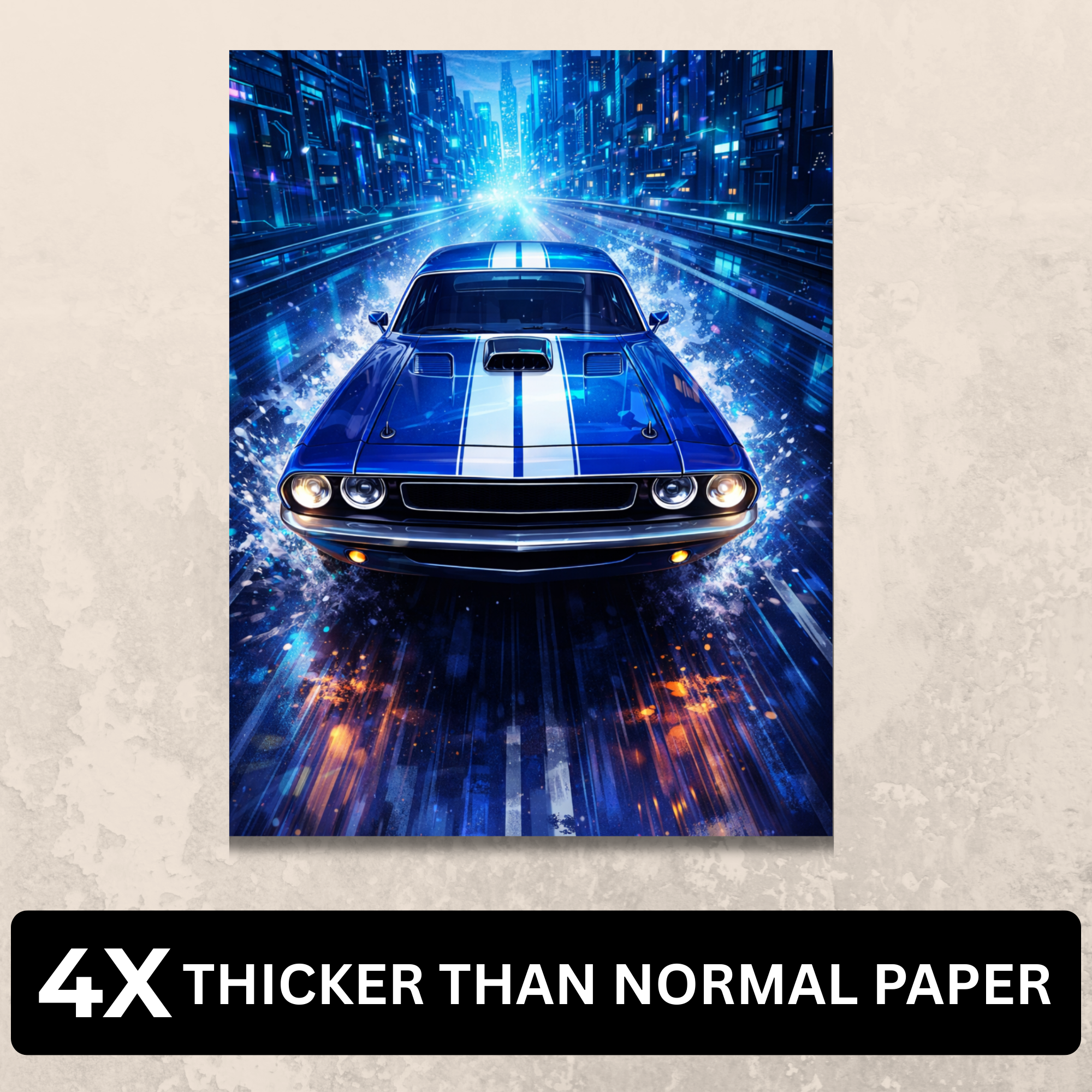 Futuristic Car Poster Set of 6