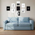 Motivational Poster (Set of 9) – White