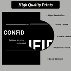 Motivational Poster (Set of 9) – Black