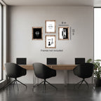 Motivational Poster (Set of 9) – White