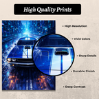 Futuristic Car Poster Set of 6
